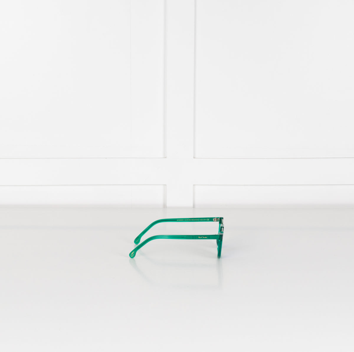 Paul Smith Brixham Green Blue Mirrored Cut off Sunglasses