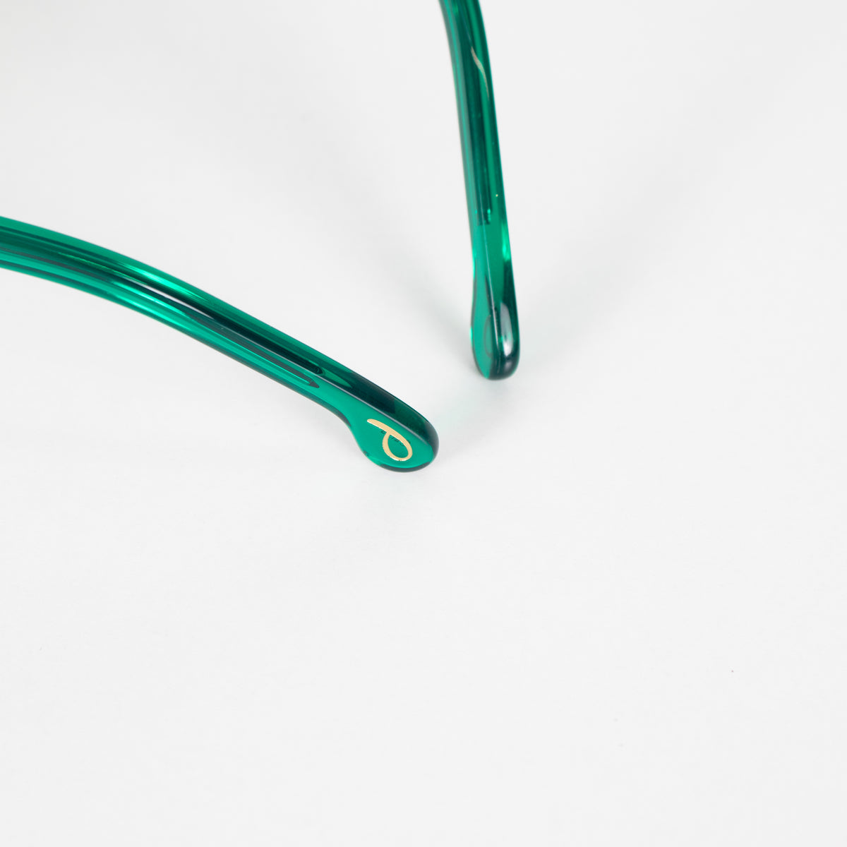 Paul Smith Brixham Green Blue Mirrored Cut off Sunglasses