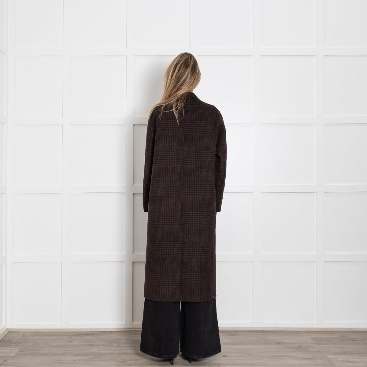 Rails Gallery Coat Espresso Houndstooth