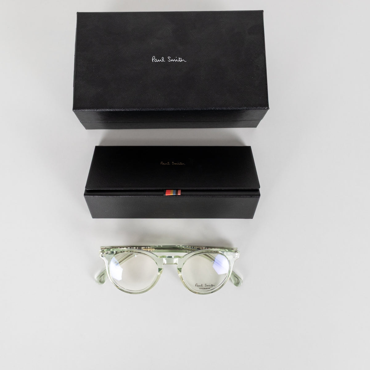 Paul Smith Archer Clear/Green Frame Opticals