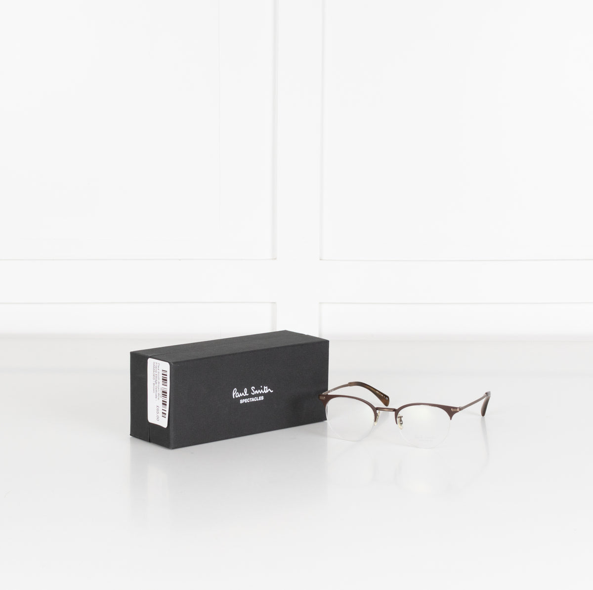 Paul Smith Brown Wire Frame Ellidge Opticals