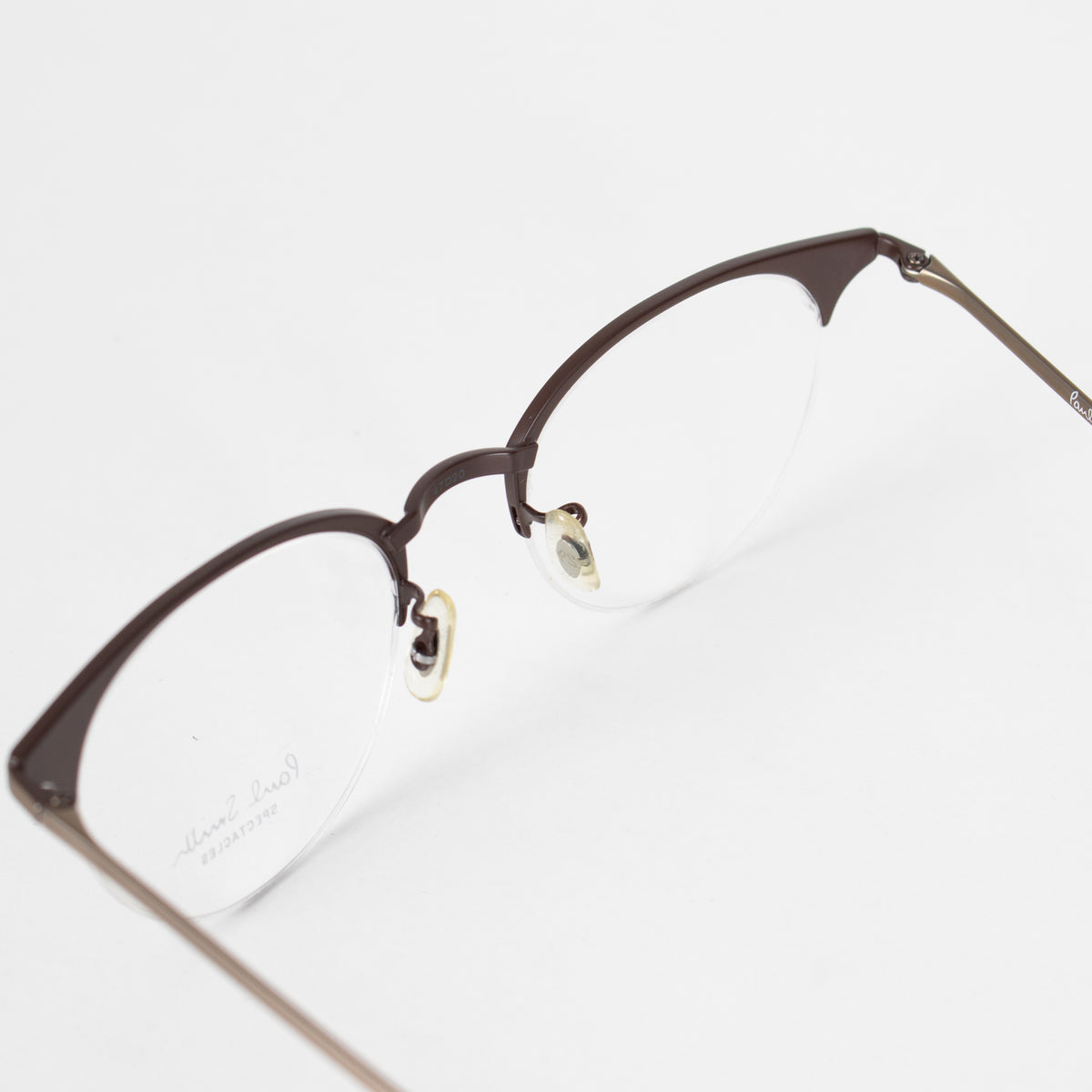 Paul Smith Brown Wire Frame Ellidge Opticals
