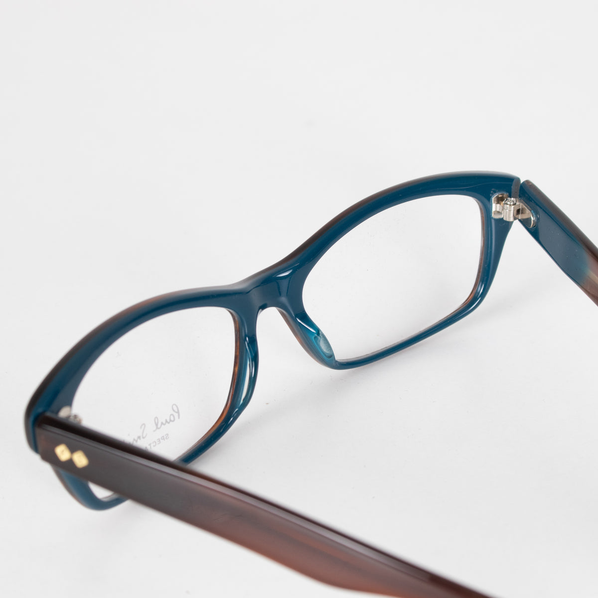 Paul Smith Blue/Brown Small Rectangle Opticals