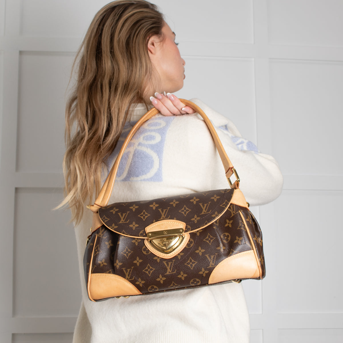 Louis Vuitton Brown Monogram Beverly MM Bag