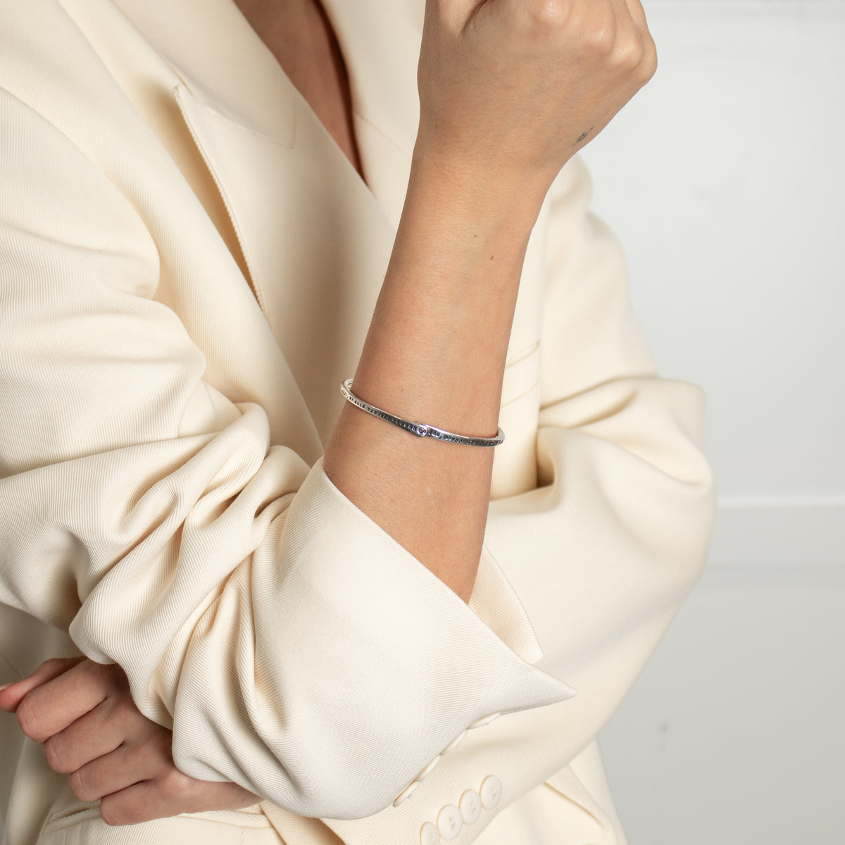 Serge Thoraval Silver "Reflet" Bracelet