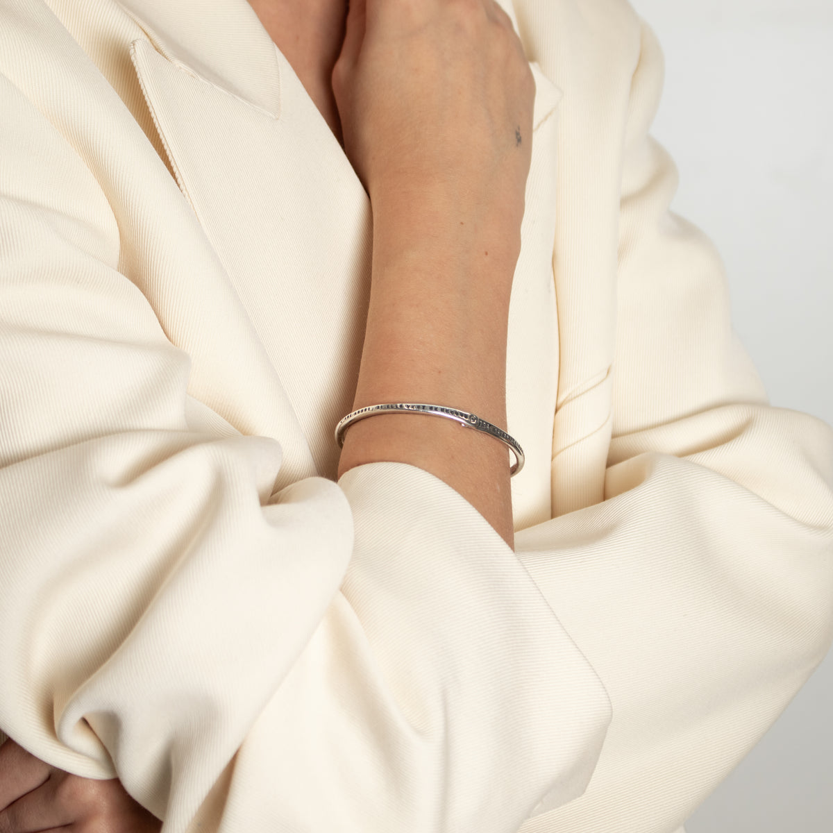 Serge Thoraval Silver "Reflet" Bracelet