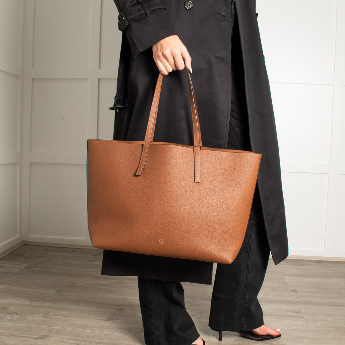 Carolina Herrera Tan Tote Bag