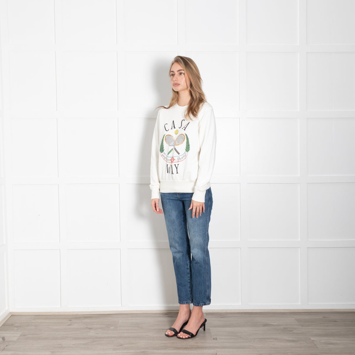 Casablanca Sportif Casa Way White Sweatshirt