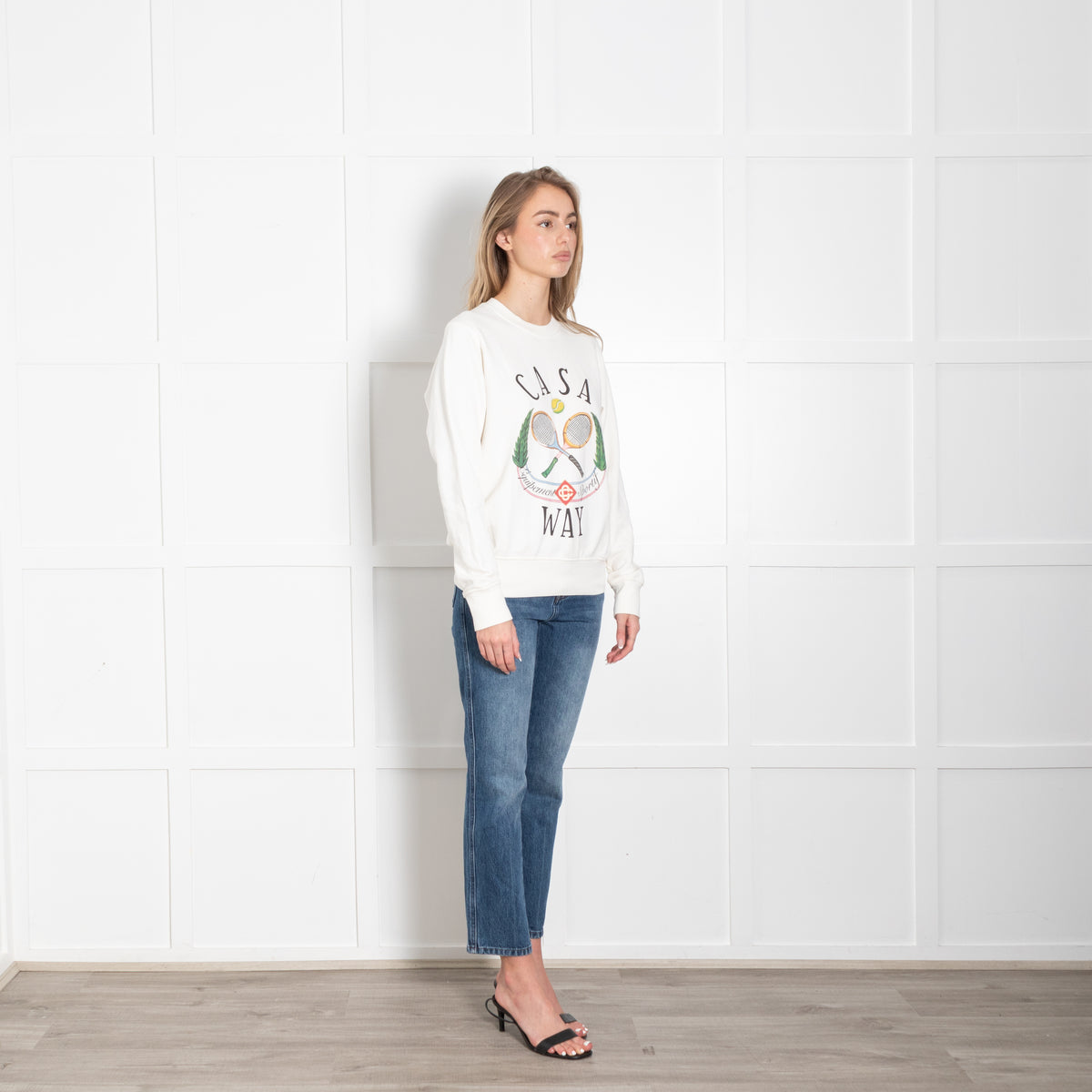 Casablanca Sportif Casa Way White Sweatshirt