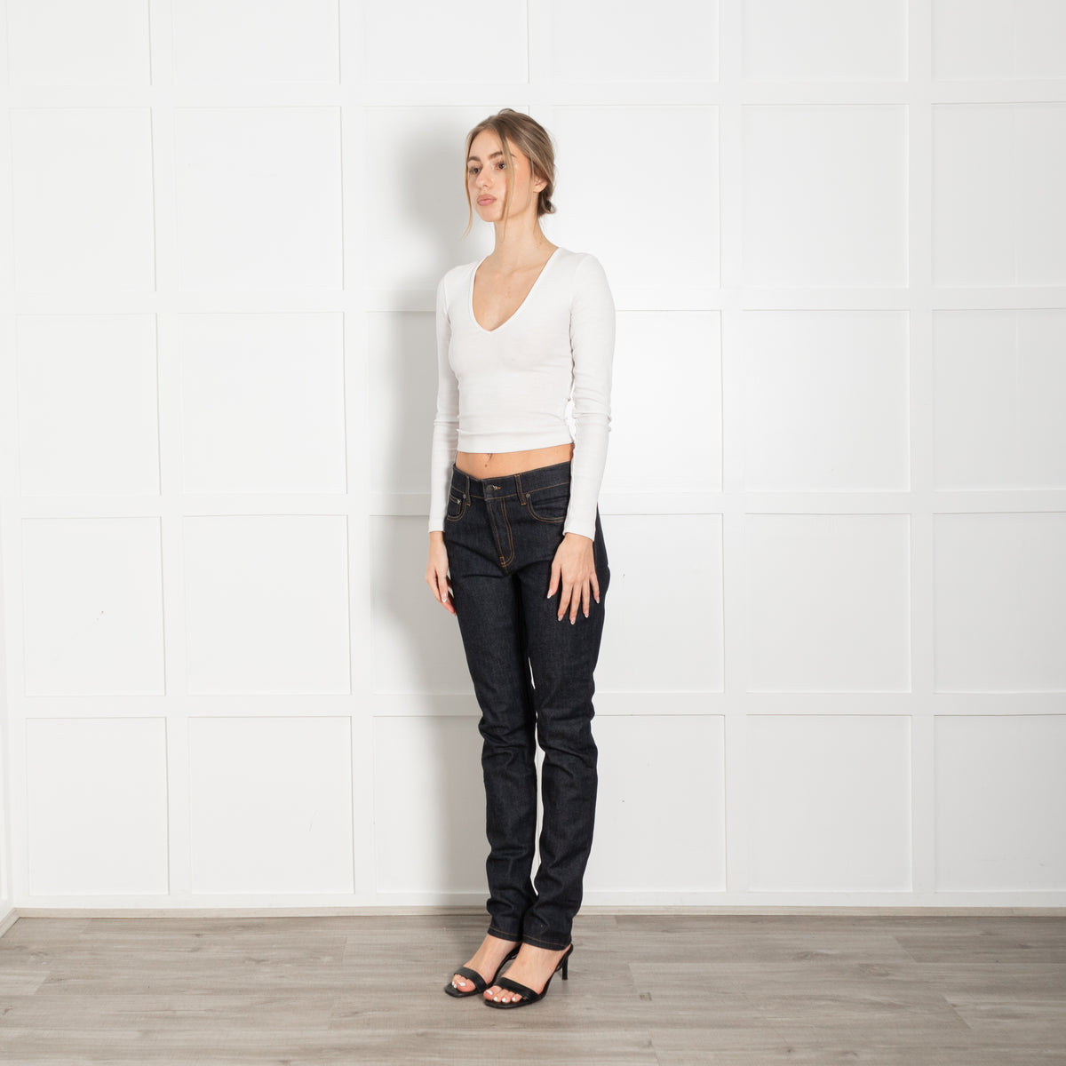 Joseph Dark Blue Utility Denim Slim Leg Jeans