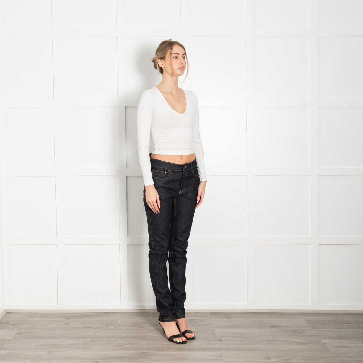 Joseph Dark Blue Utility Denim Slim Leg Jeans