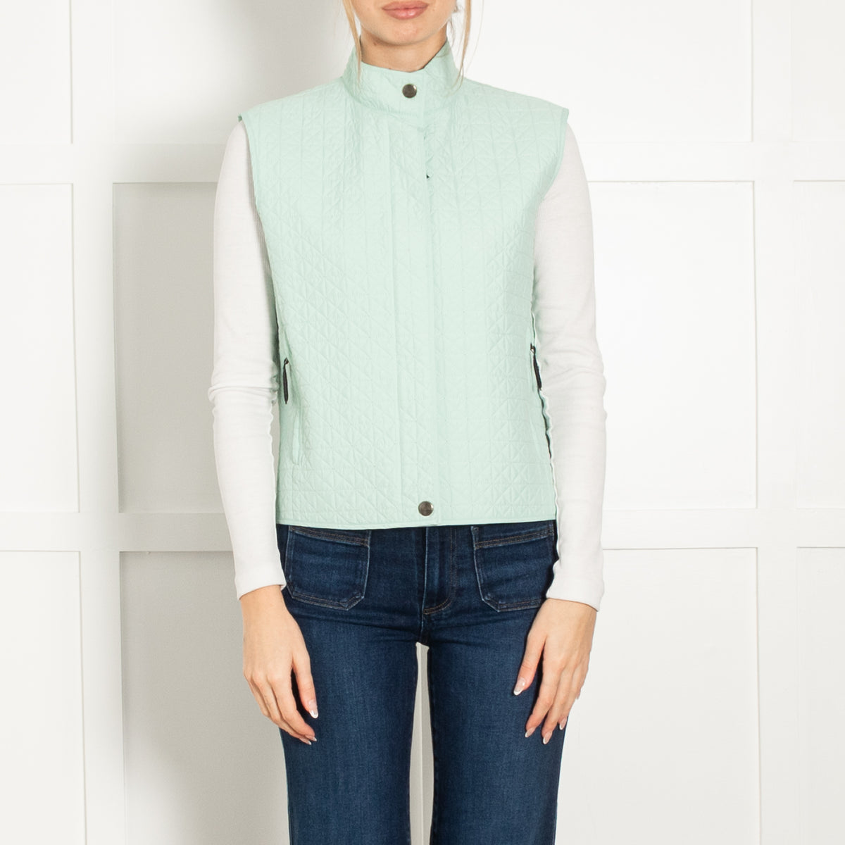 Weekend Max Mara Mint Green Sleeveless Gilet