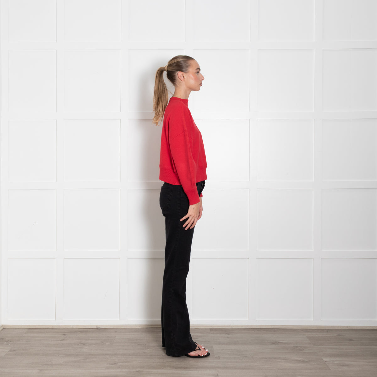 Isabel Marant Etoile Red Knit Sweatshirt