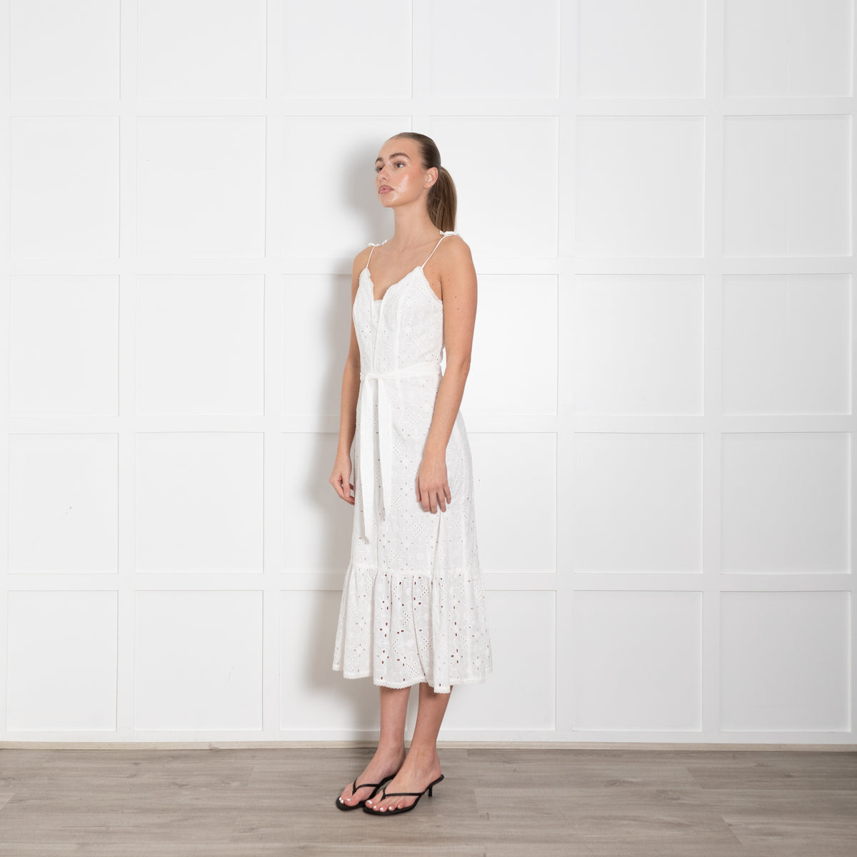 Paige White Broderie Anglais Seryne Sundress