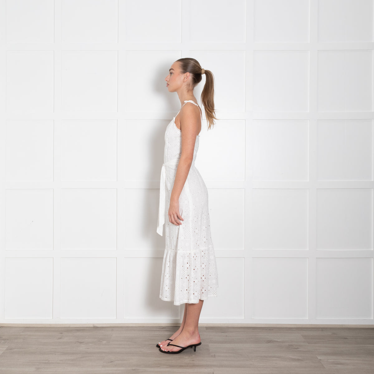 Paige White Broderie Anglais Seryne Sundress