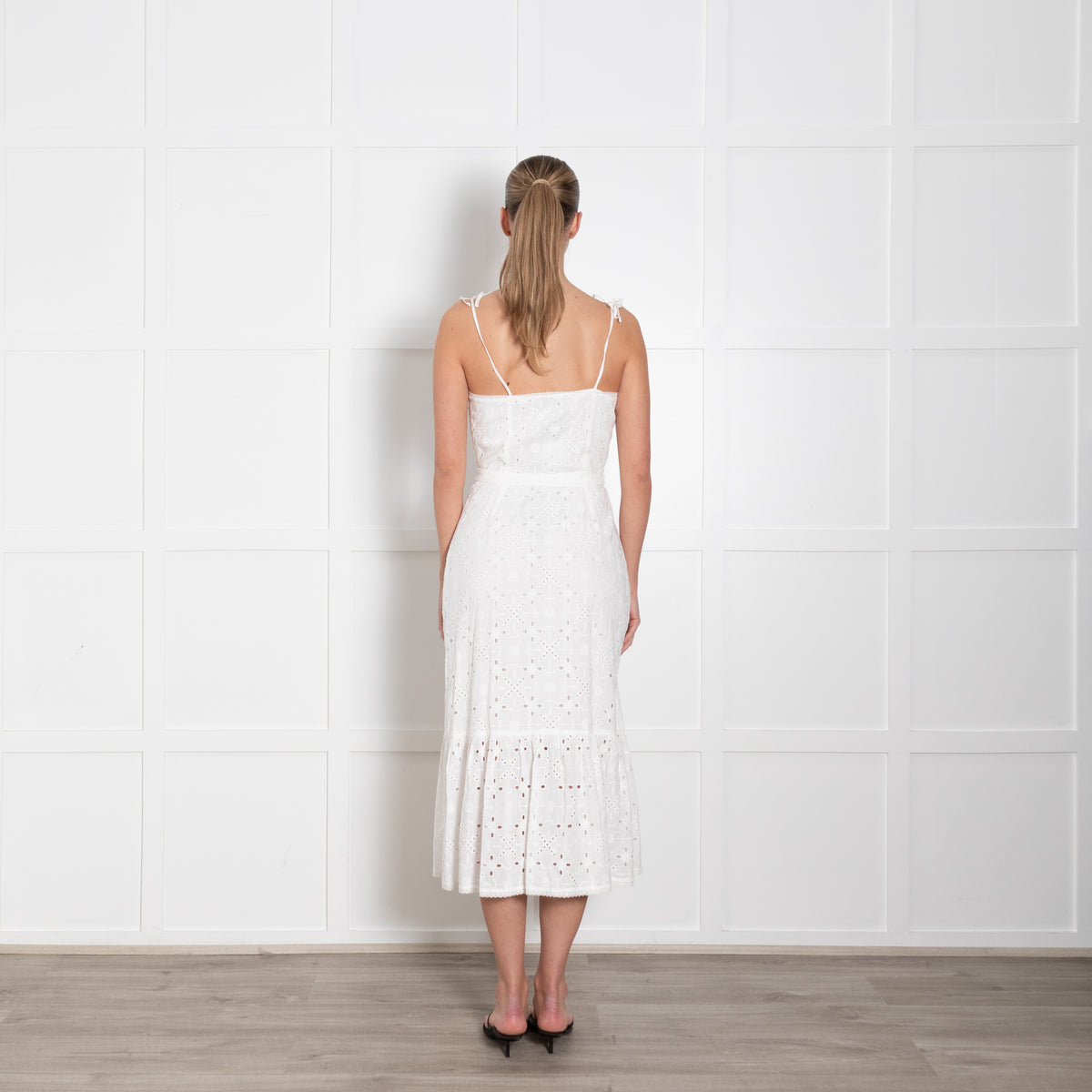 Paige White Broderie Anglais Seryne Sundress