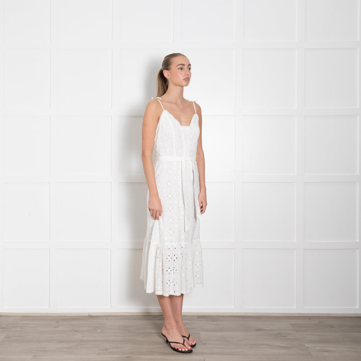 Paige White Broderie Anglais Seryne Sundress