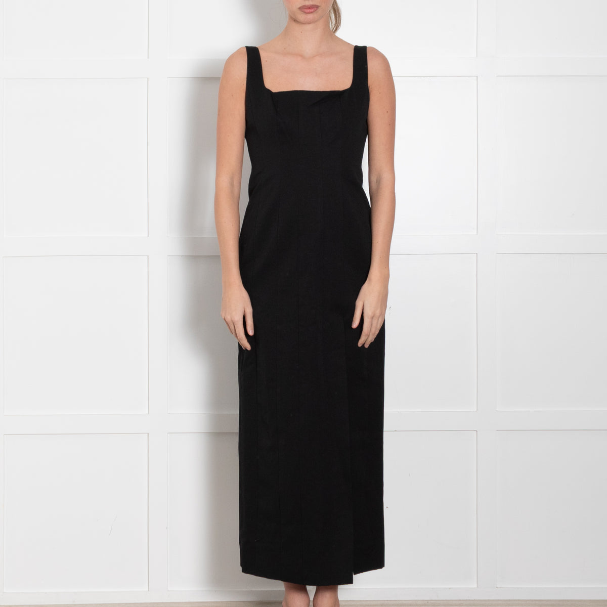 Staud Black Sleeveless Maxi Dress