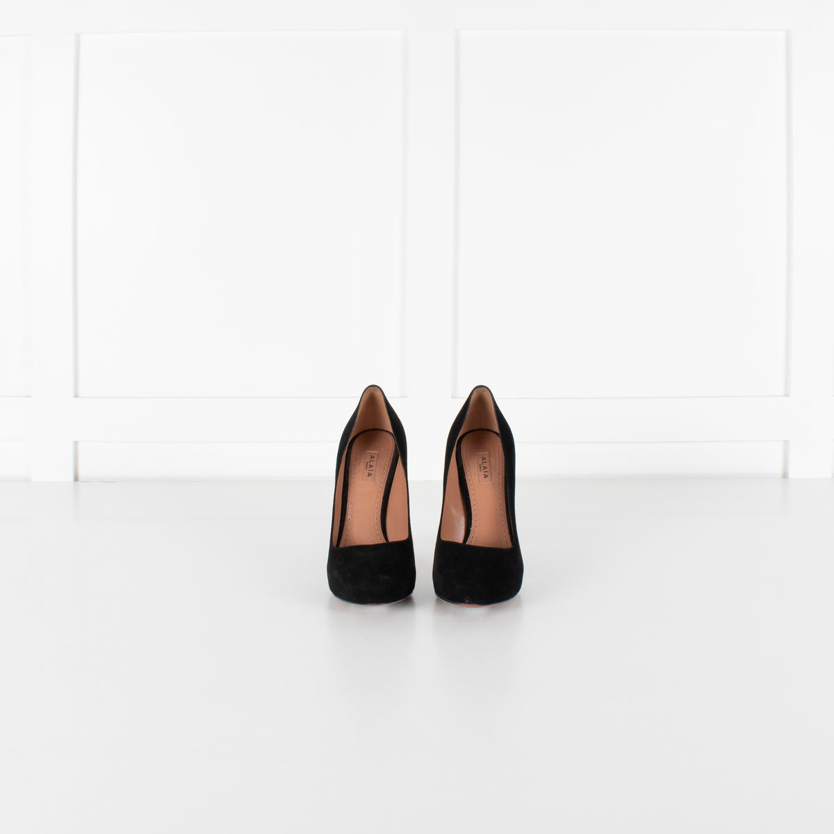 Alaïa Black Suede Heeled Pumps - Image 2
