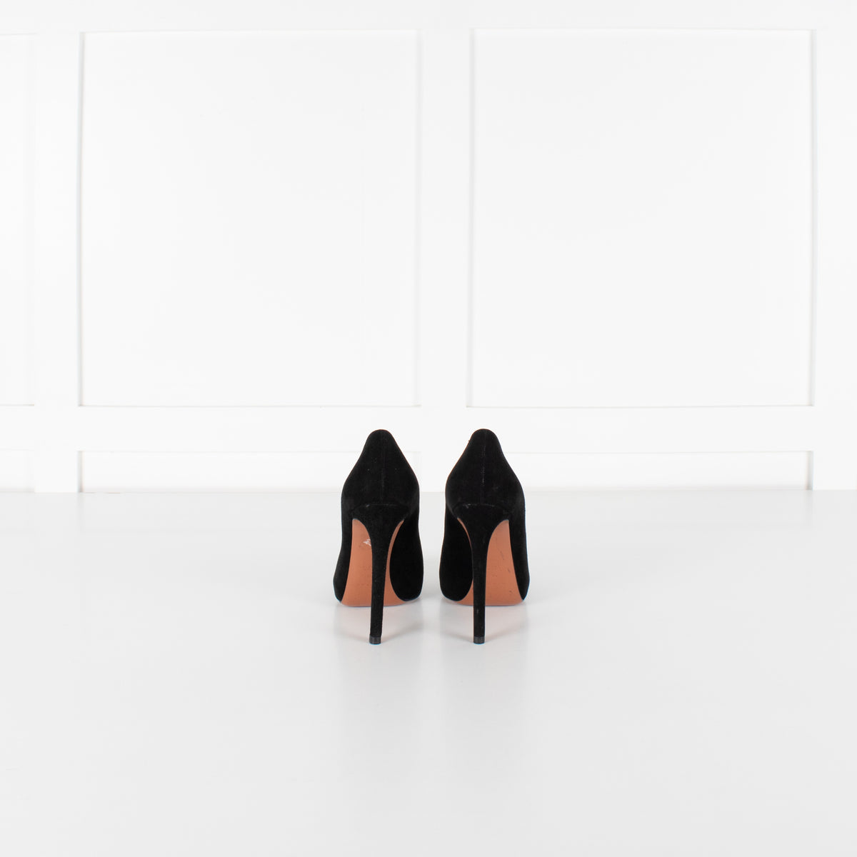 Alaïa Black Suede Heeled Pumps - Image 5