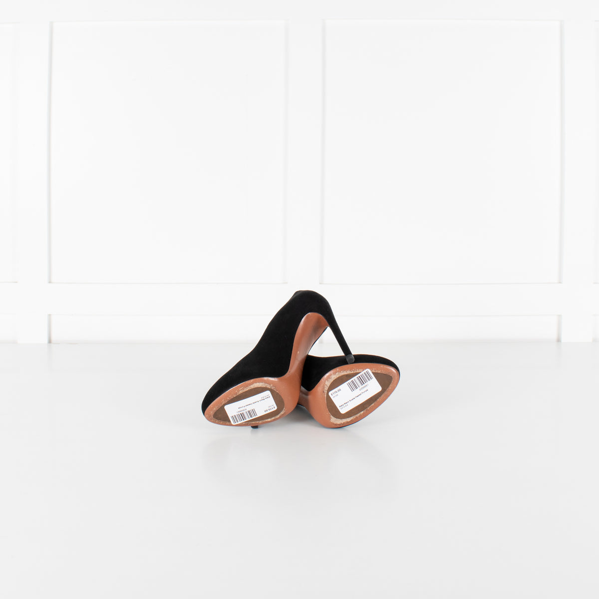Alaïa Black Suede Heeled Pumps - Image 8