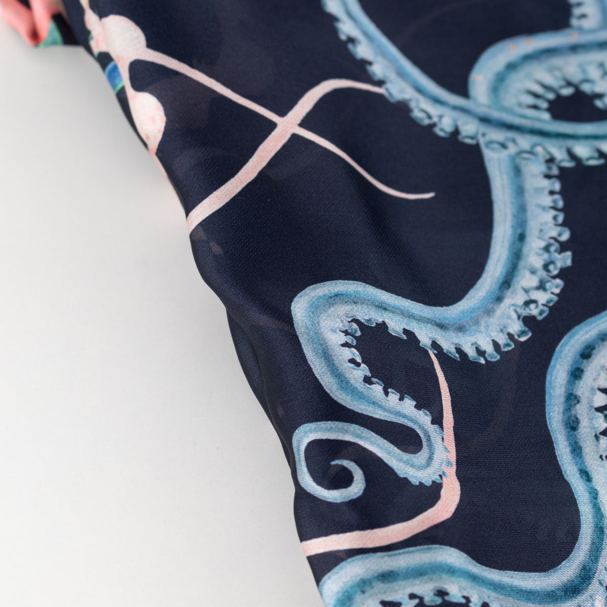 Alexander McQueen Silk Underwater Logo Scarf - Image 13