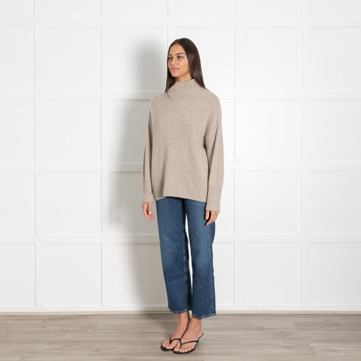 Allude Beige Cashmere Knit - Image 3