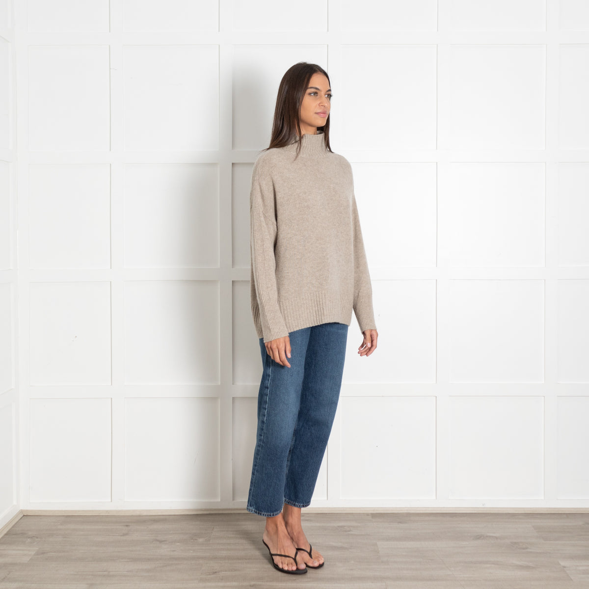 Allude Beige Cashmere Knit - Image 7
