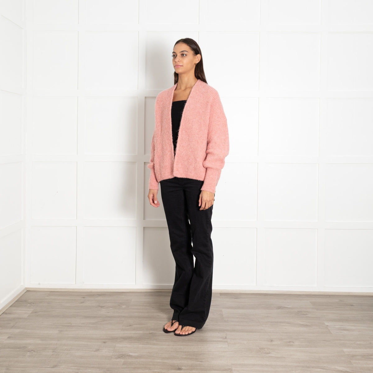 American Vintage Pink Cardigan - Image 2
