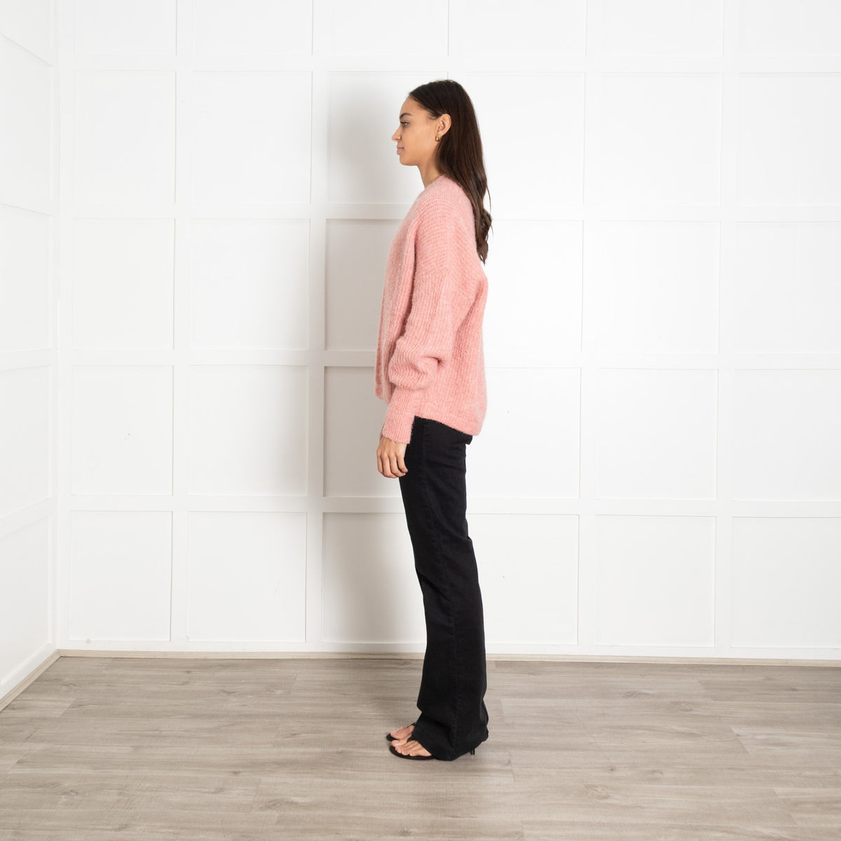 American Vintage Pink Cardigan - Image 3