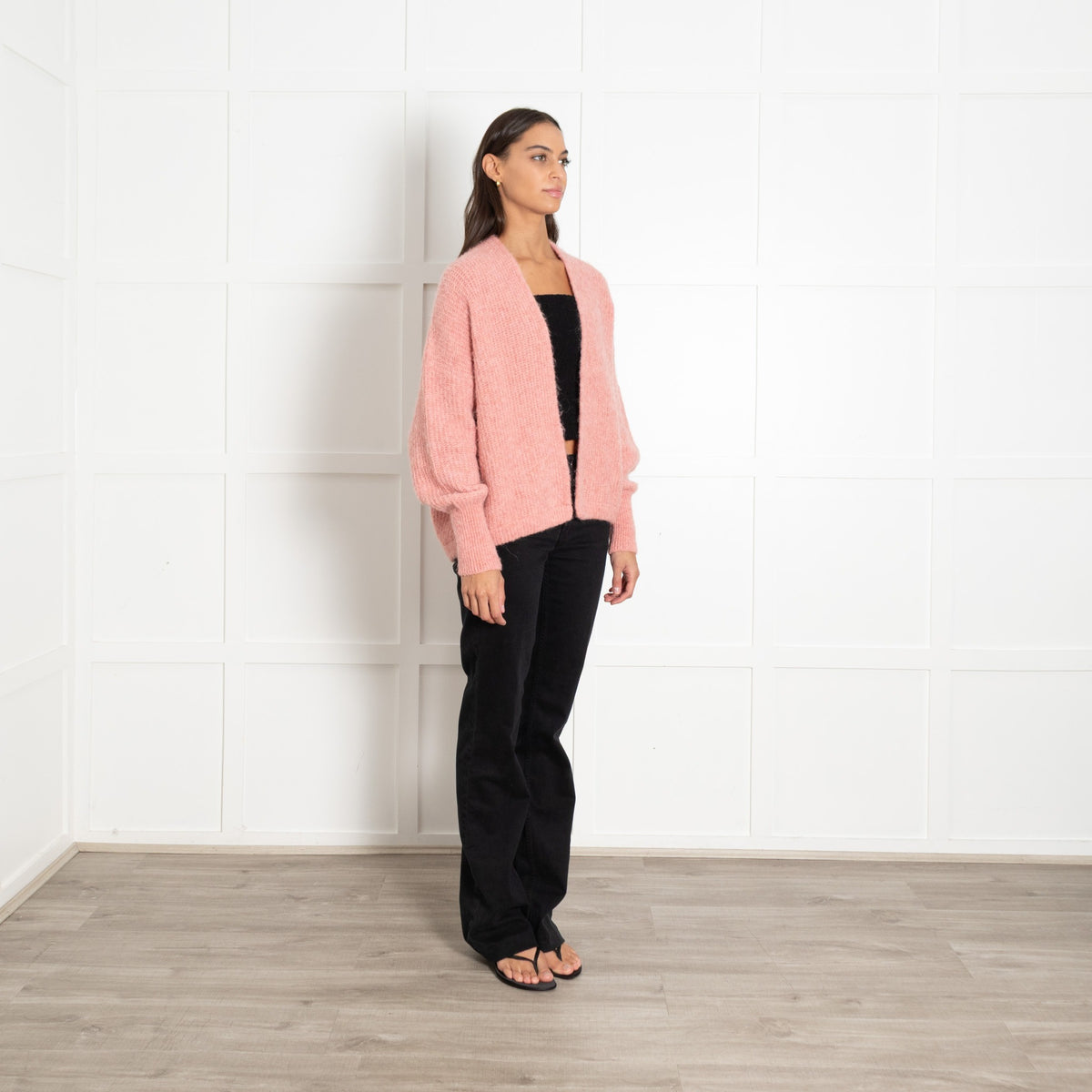 American Vintage Pink Cardigan - Image 6
