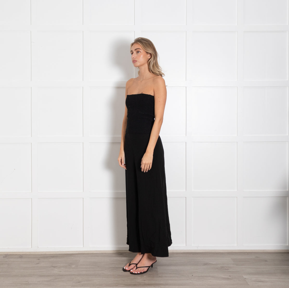 Amina Rubinacci Black Cashmere Blend Knitted Skirt - Image 3