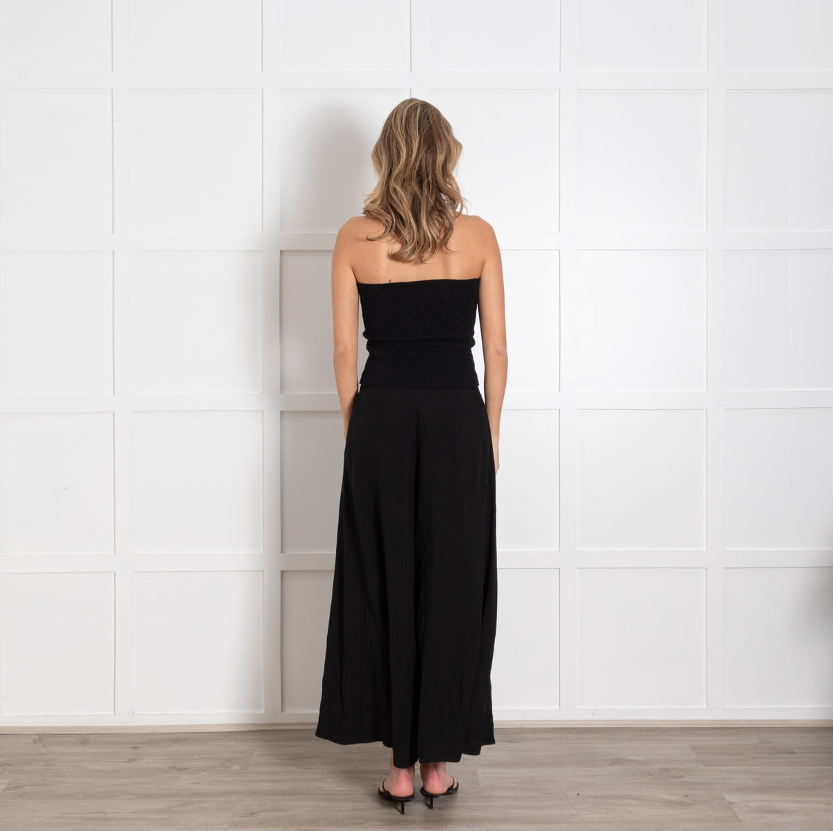 Amina Rubinacci Black Cashmere Blend Knitted Skirt - Image 5