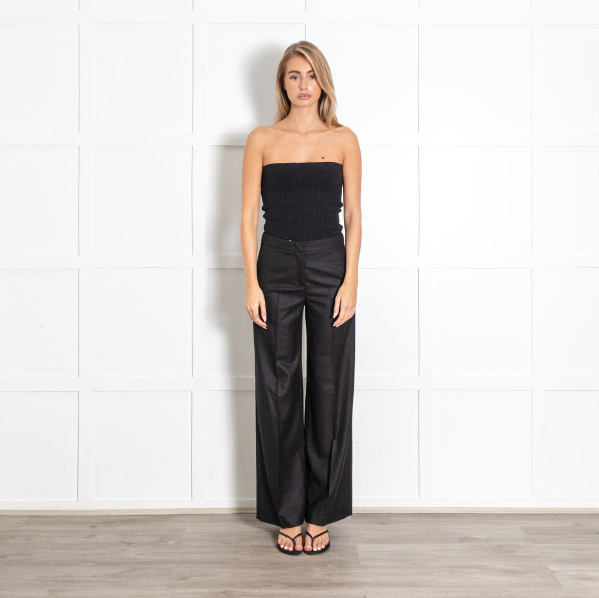 Amina Rubinacci Black Wool Trousers - Image 1