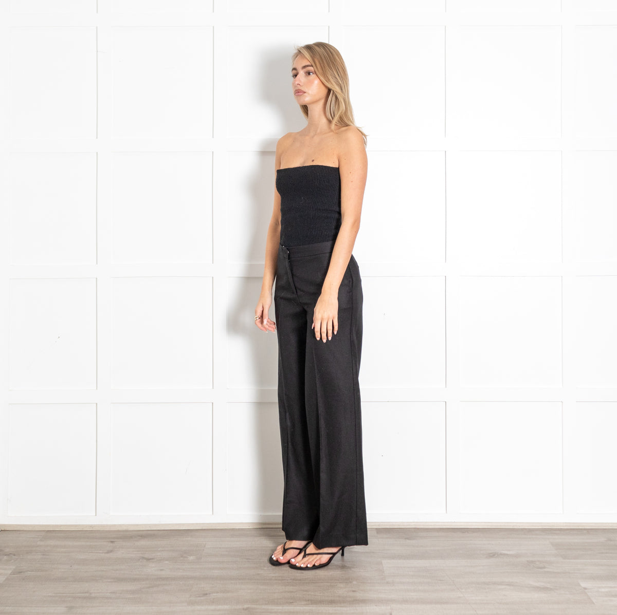Amina Rubinacci Black Wool Trousers - Image 3
