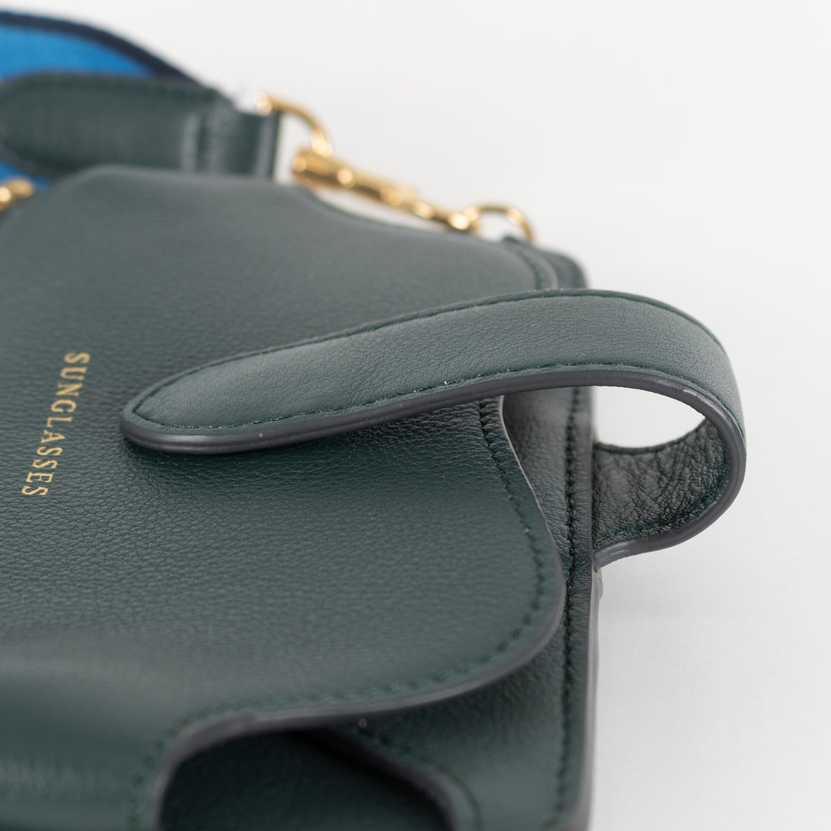 Anya Hindmarch Dark Green Nastro Phone Bag Crossbody - Image 13