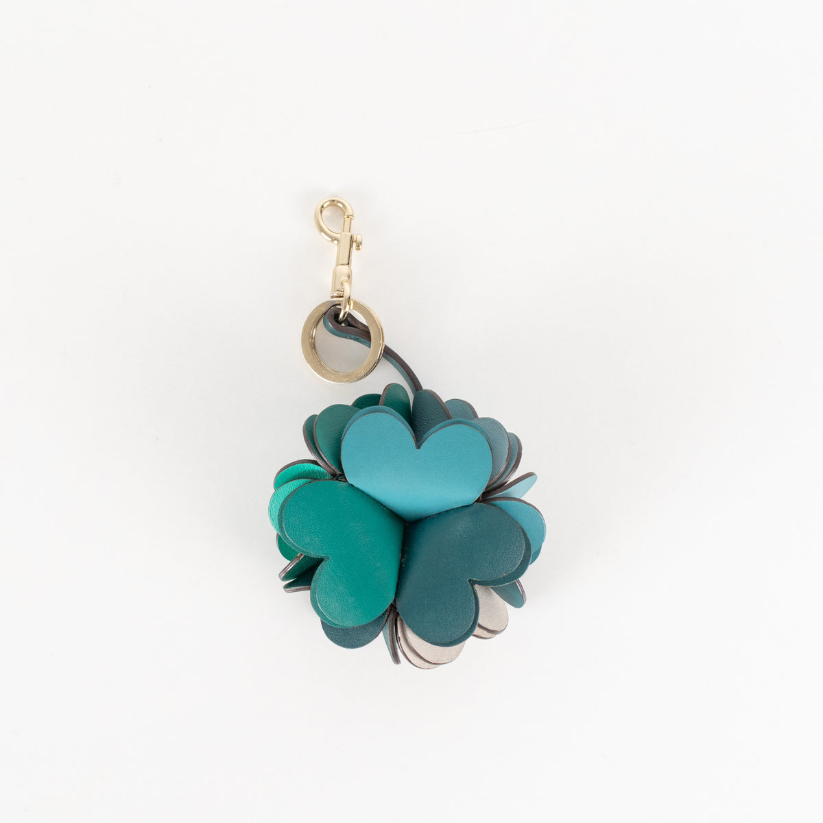 Anya Hindmarch Multicoloured Hearts Keyring - Image 1