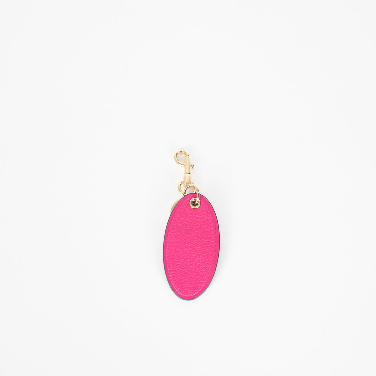 Anya Hindmarch Pink Oval Bespoke Medium Keyring - Image 8