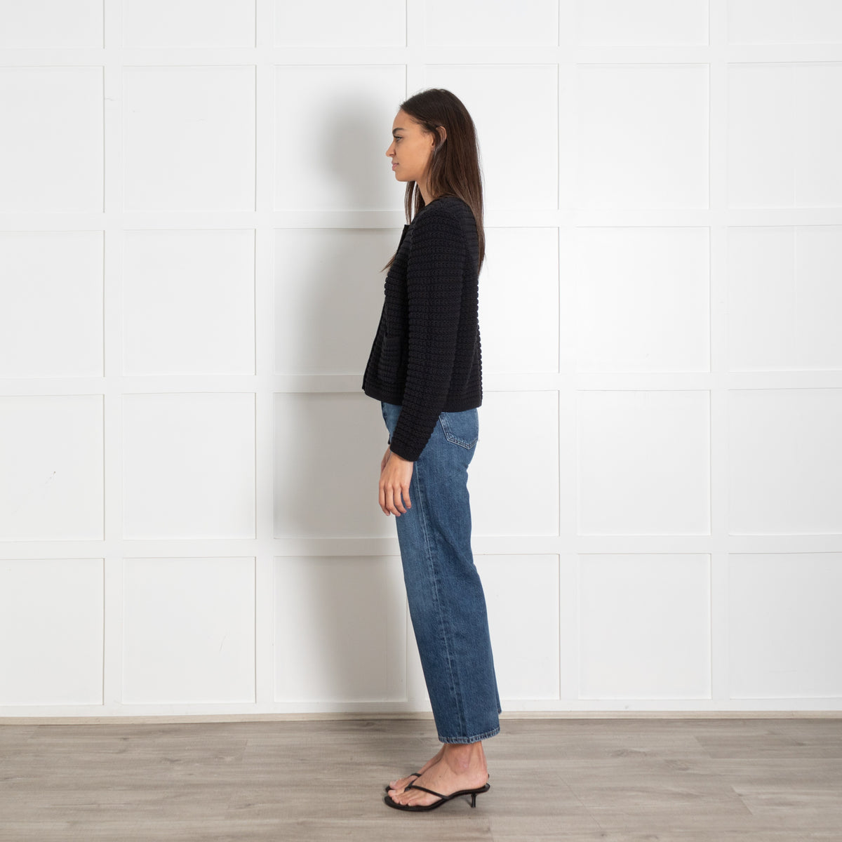 ba&sh Gaspard Black Cardigan - Image 4