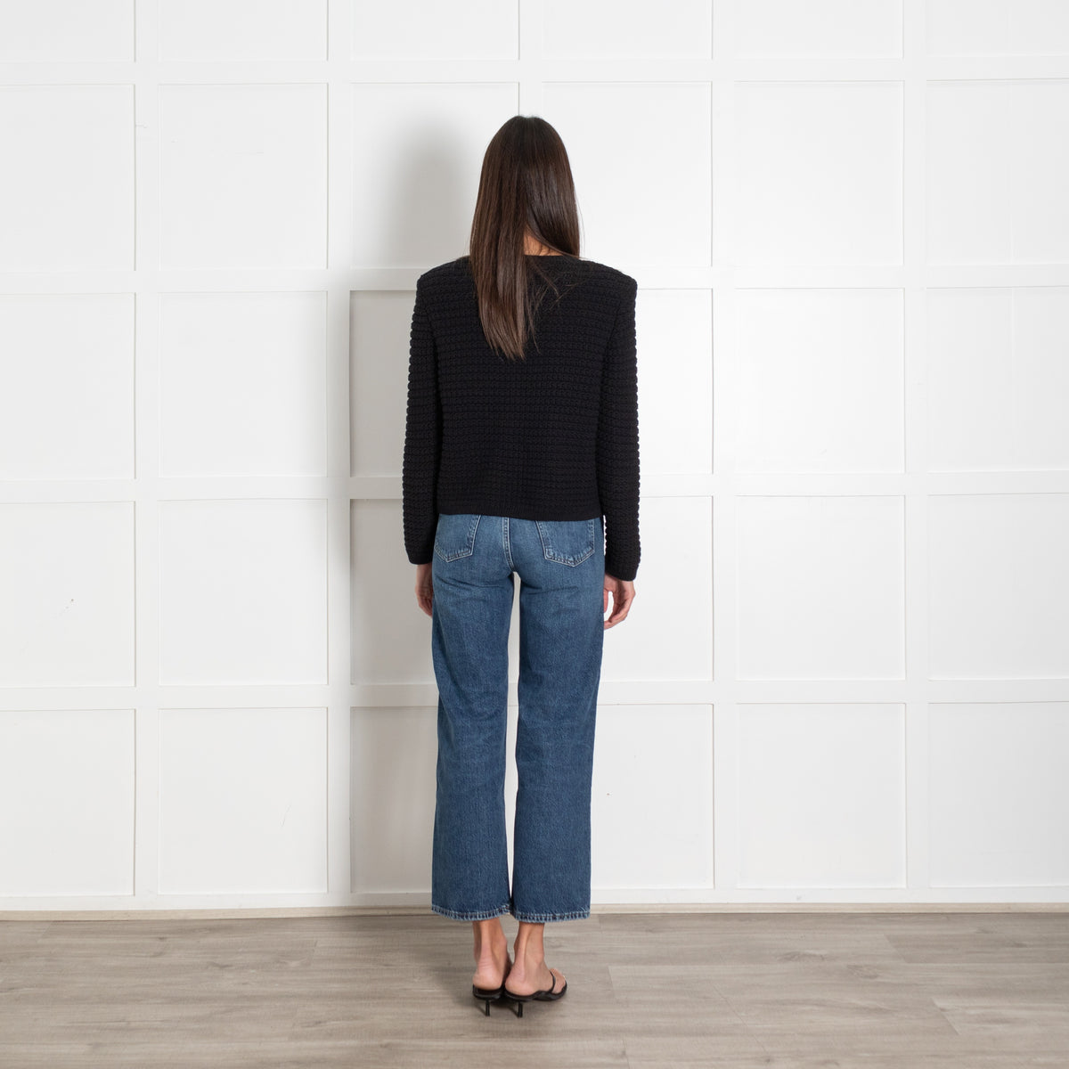 ba&sh Gaspard Black Cardigan - Image 5