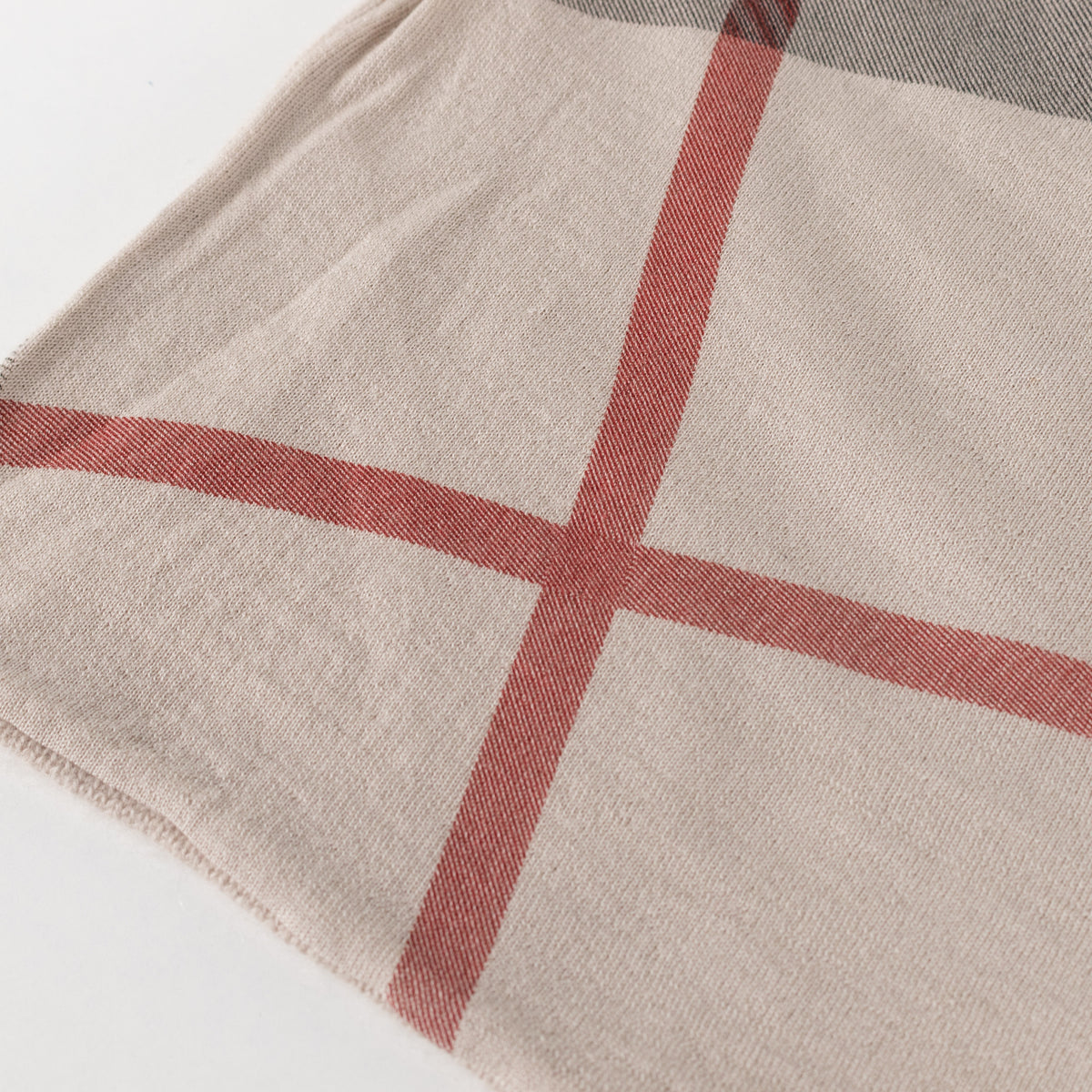 Burberry Taupe Reversible Long Scarf - Image 10