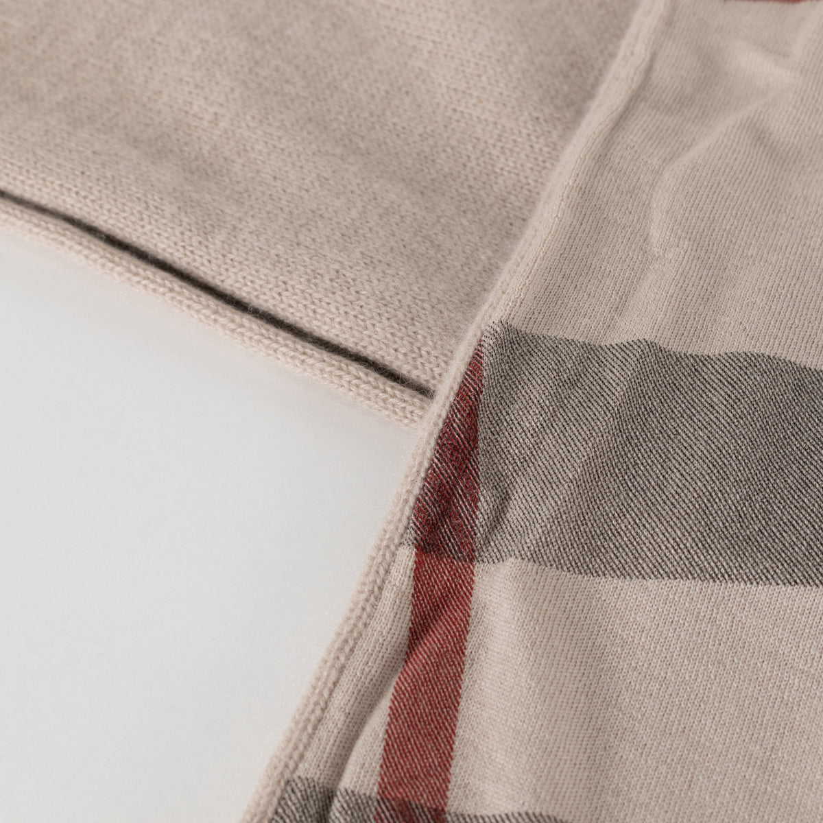 Burberry Taupe Reversible Long Scarf - Image 11