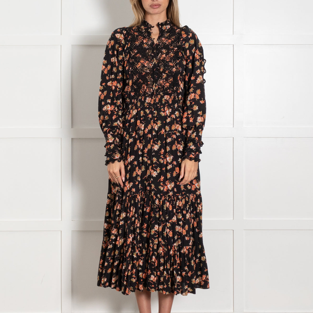 byTiMo Bohemian Midi Dress Evening Field Floral - Image 2