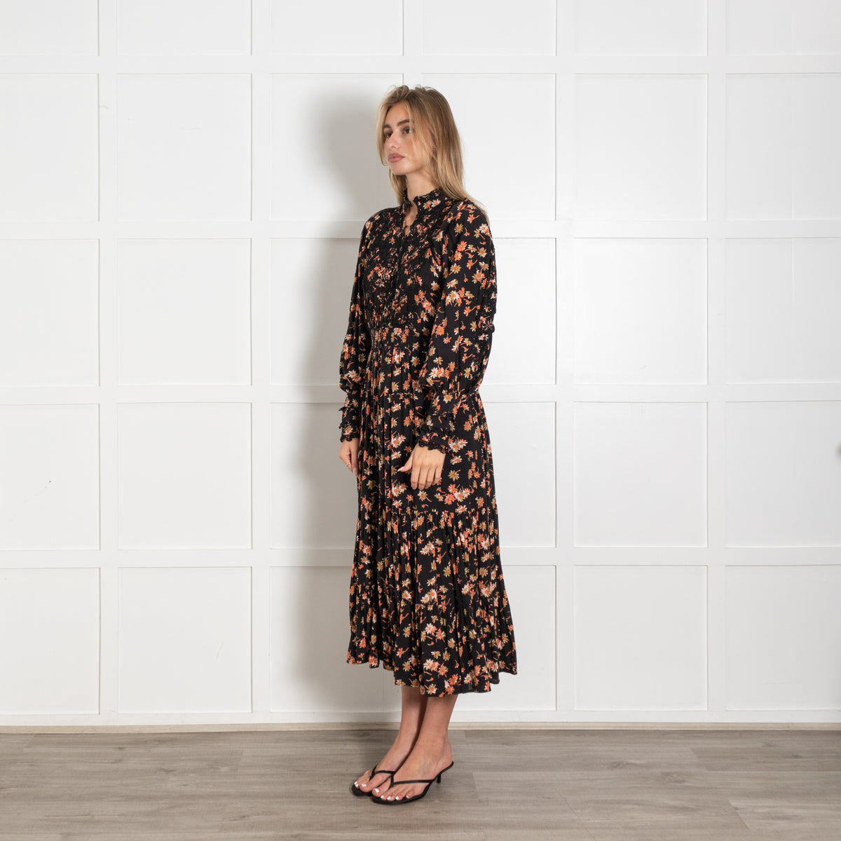 byTiMo Bohemian Midi Dress Evening Field Floral - Image 3