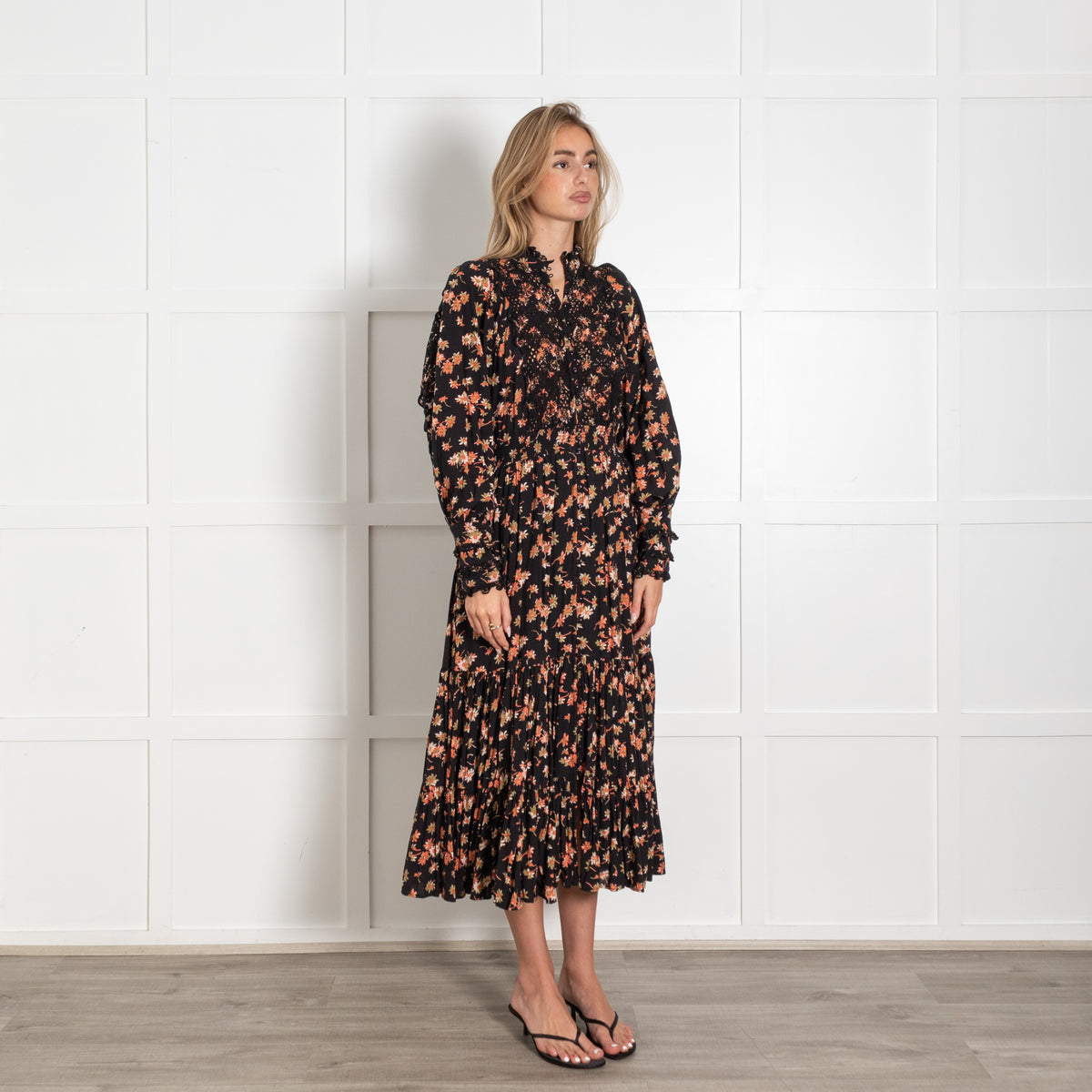 byTiMo Bohemian Midi Dress Evening Field Floral - Image 7