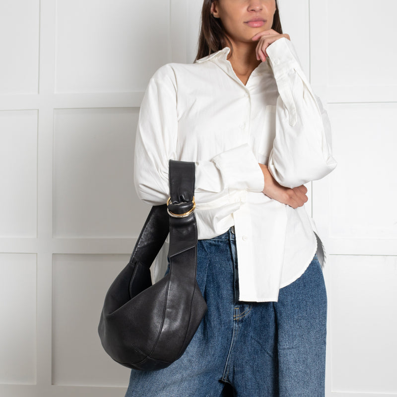 Cartier Black Trinity Hobo Handle Handbag - Image 15