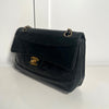 Chanel Black Vintage Lambskin Flap Shoulder  Bag