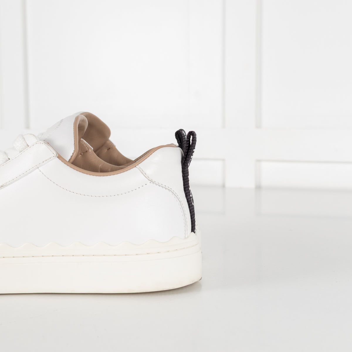 Lauren Leather White Sneakers - Image 10