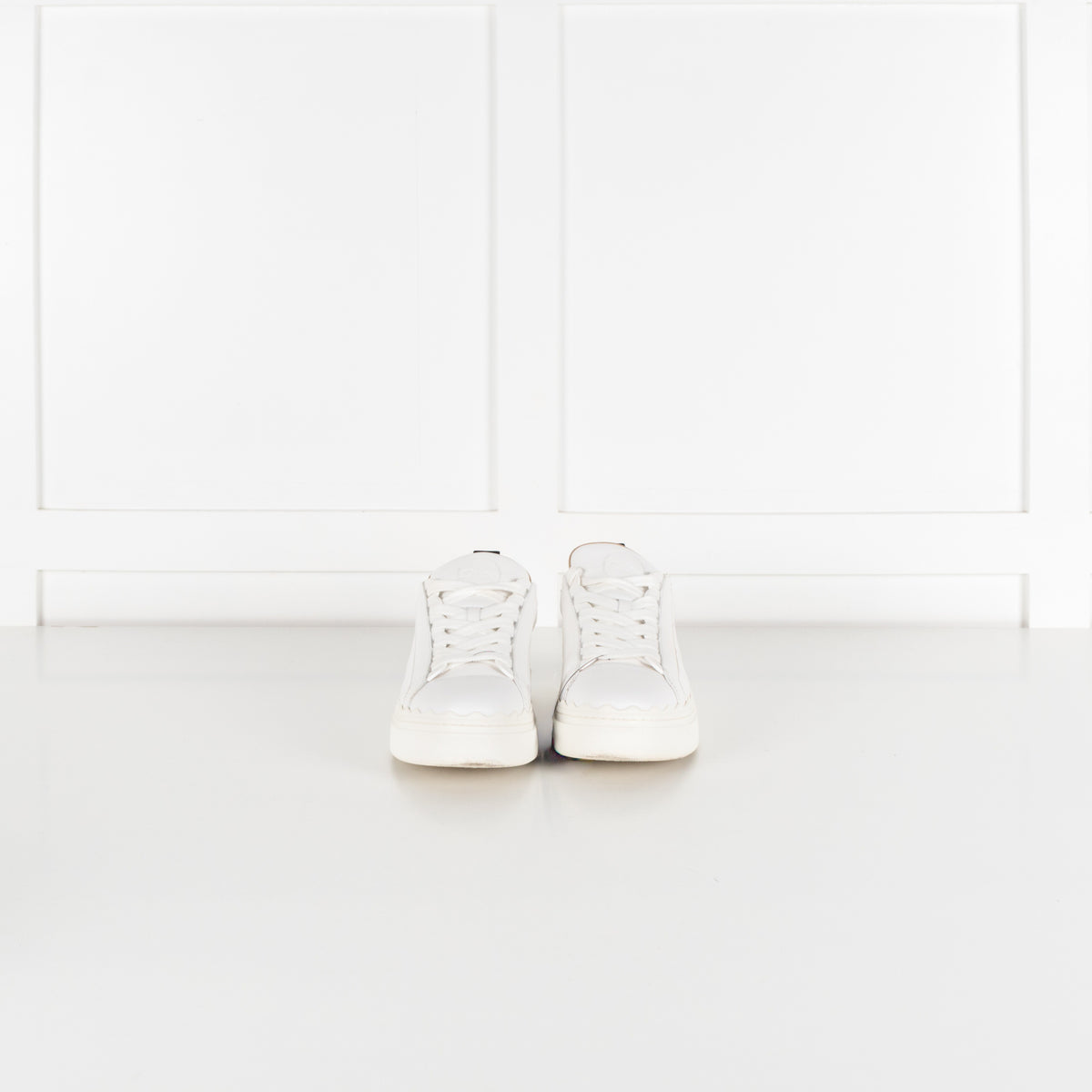 Lauren Leather White Sneakers - Image 2