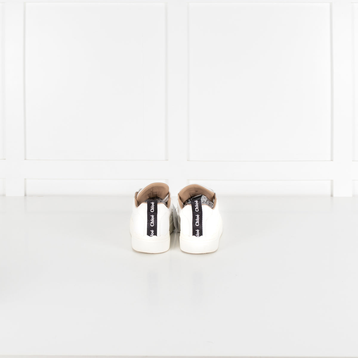 Lauren Leather White Sneakers - Image 5